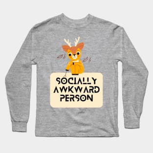 Socially Awkward Person Long Sleeve T-Shirt